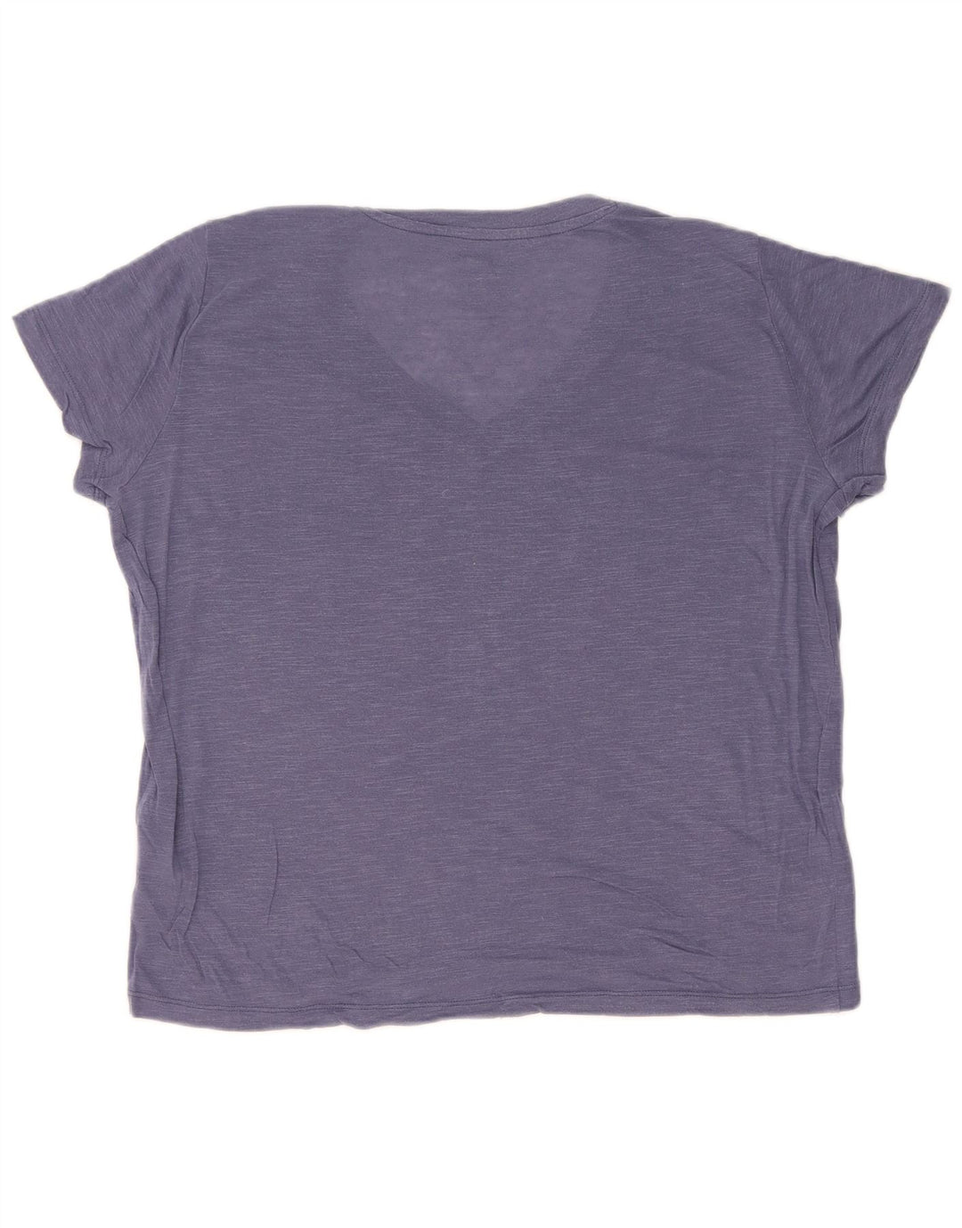 Lee T-Shirt Coupe Régulière pour Femme UK 16 Large Bleu Lyocell