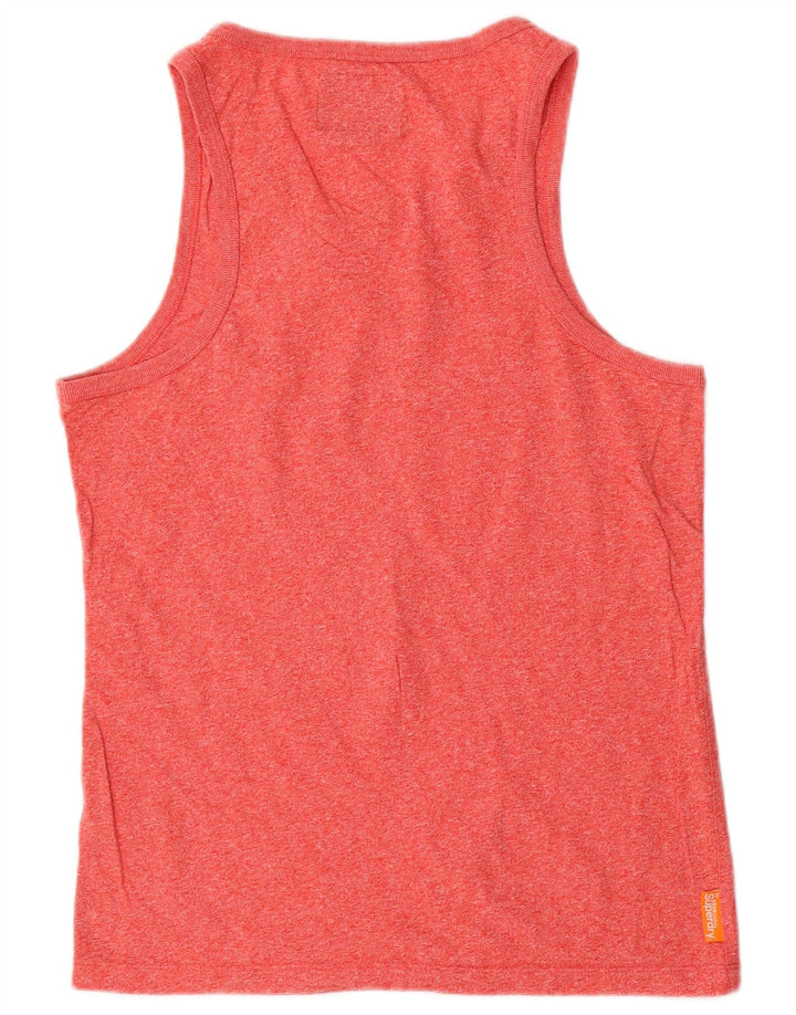 Superdry Débardeur Homme Rouge Moyen Flecked Cotton