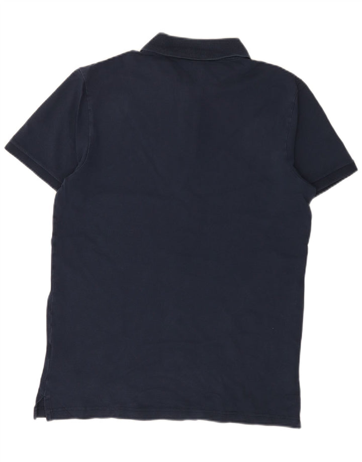 Hollister Polo Homme Bleu Marine Moyen Coton