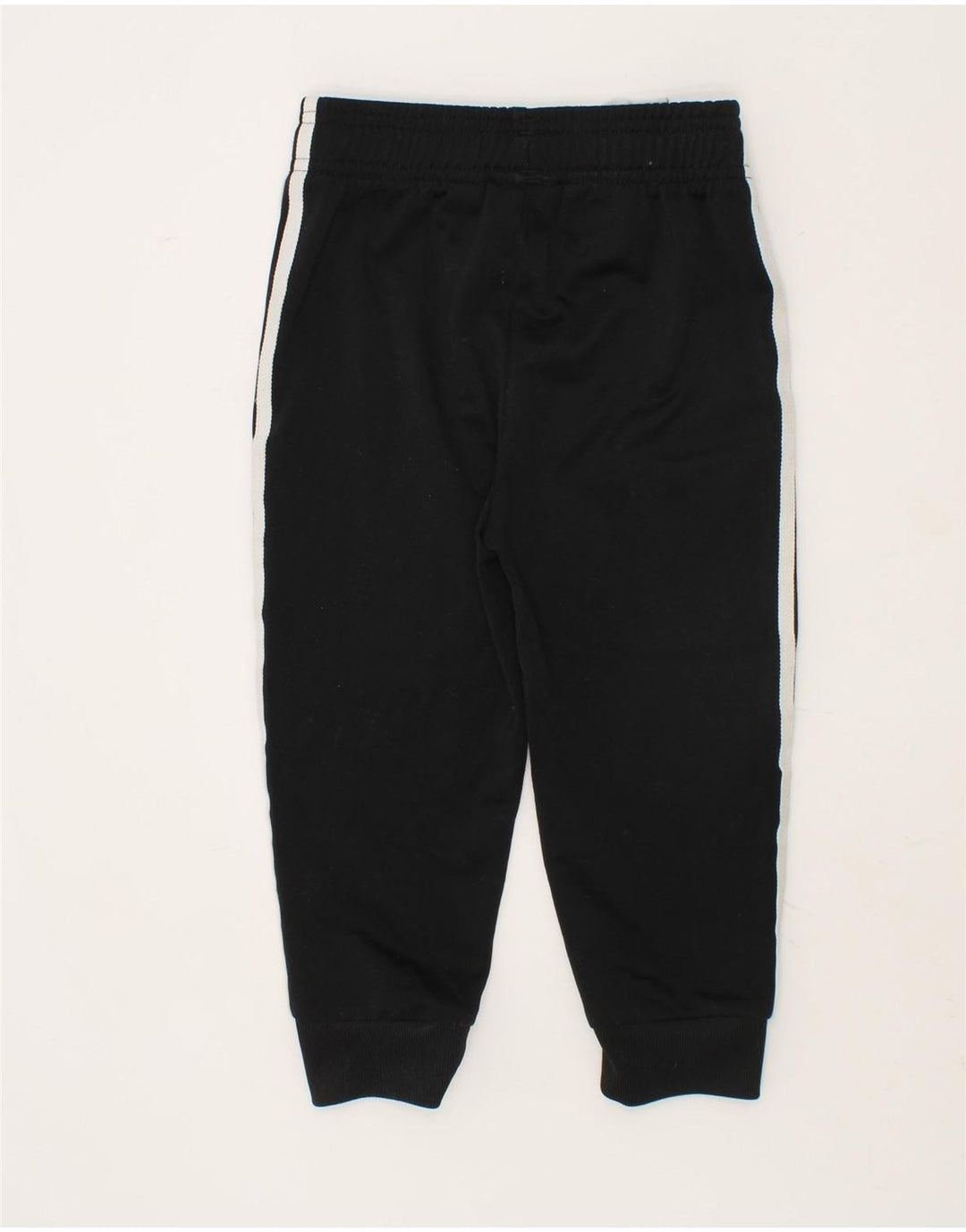 ADIDAS Boys Tracksuit Trousers Joggers 2-3 Years Black Polyester Vintage Adidas and Second-Hand Adidas from Messina Hembry 