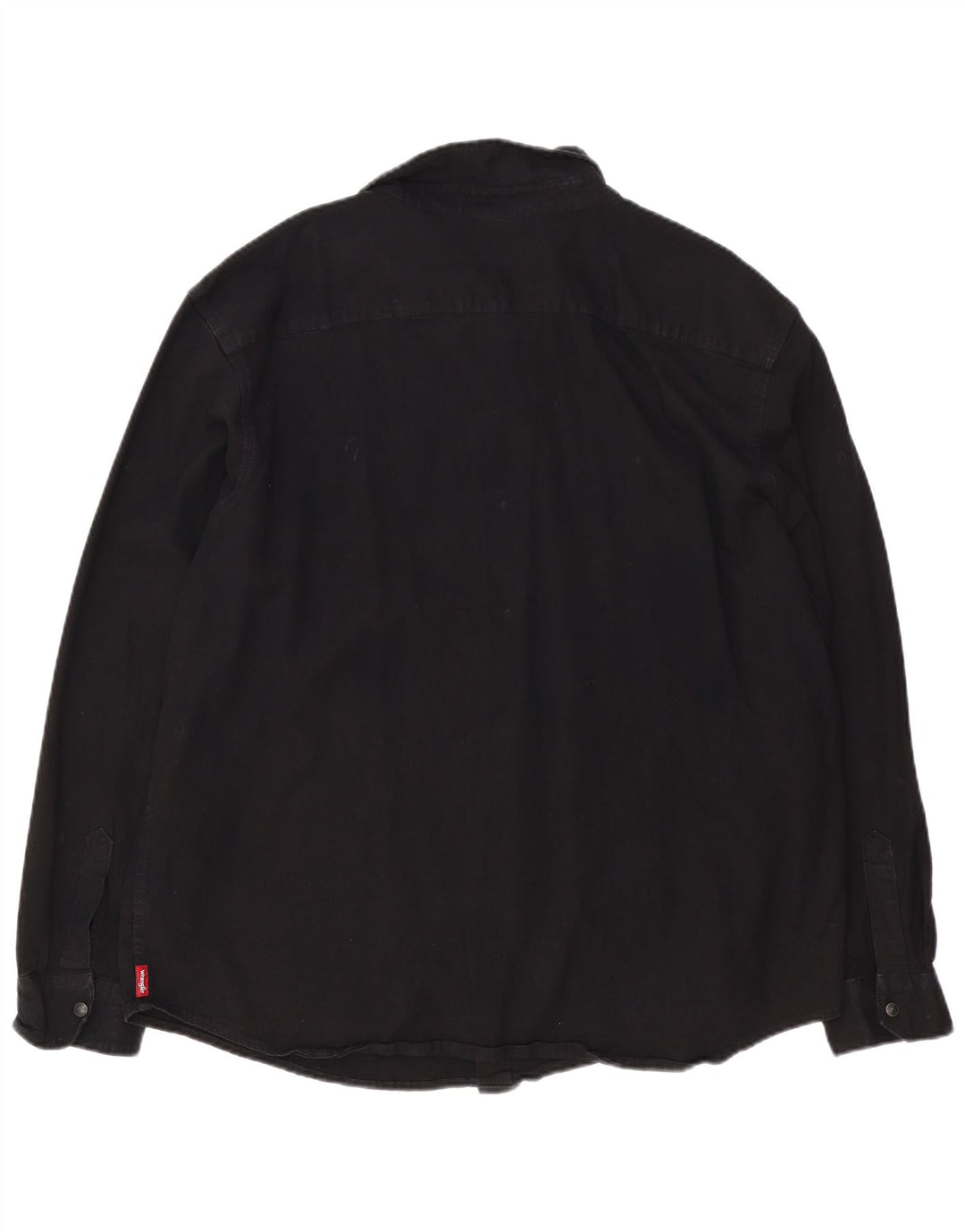 Wrangler Chemise en jean western pour homme 3XL en coton noir