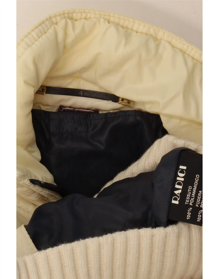 RADICI Womens Padded Jacket EU 44 XL Beige Polyamide