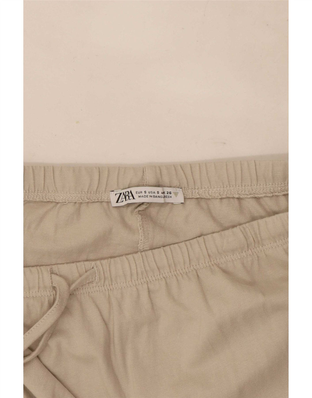 Zara Femme Jupe Maxi Petite W26 Coton Beige
