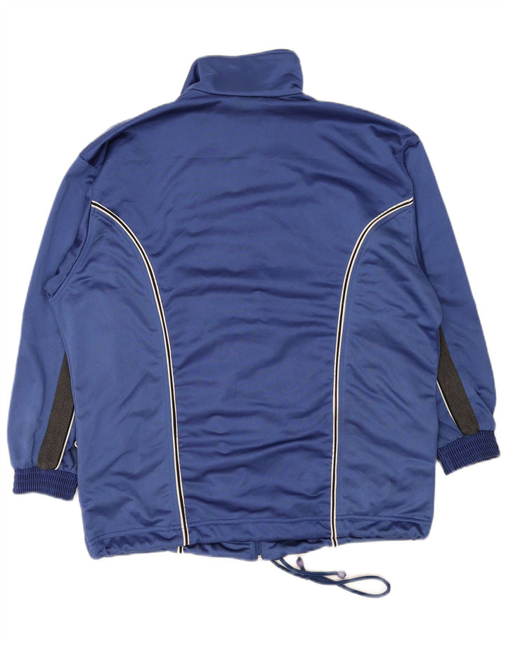 Lotto Veste de survêtement pour homme Large Bleu Colorblock Polyester