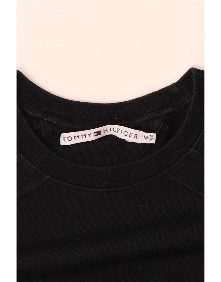 Tommy Hilfiger Sweat-shirt pour femme UK 12 Medium Noir