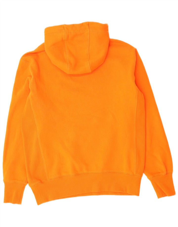 SUPERDRY Pull à capuche pour homme en coton orange moyen