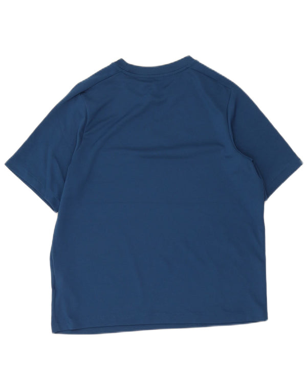 Nike Garçons Dri Fit Graphic T-Shirt Top 13-14 ans XL Bleu Marine Polyester