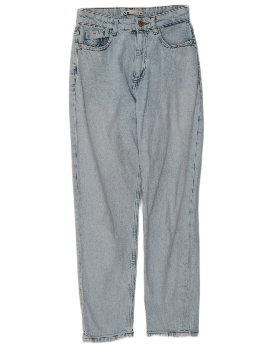 Zara Jean fuselé pour femme EU 36 XS W26 L27 Bleu