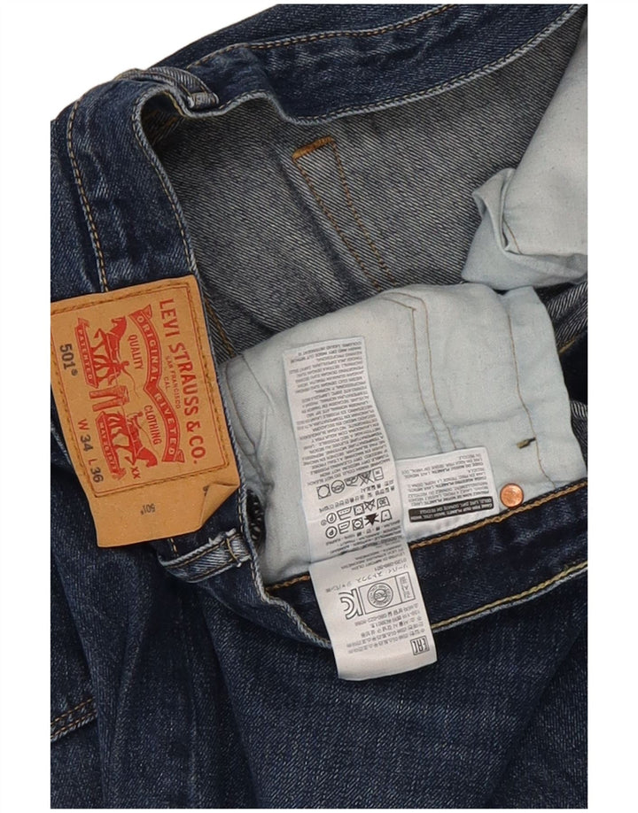 Levi's Jean Droit 501 Homme Bleu W34 L36 Coton