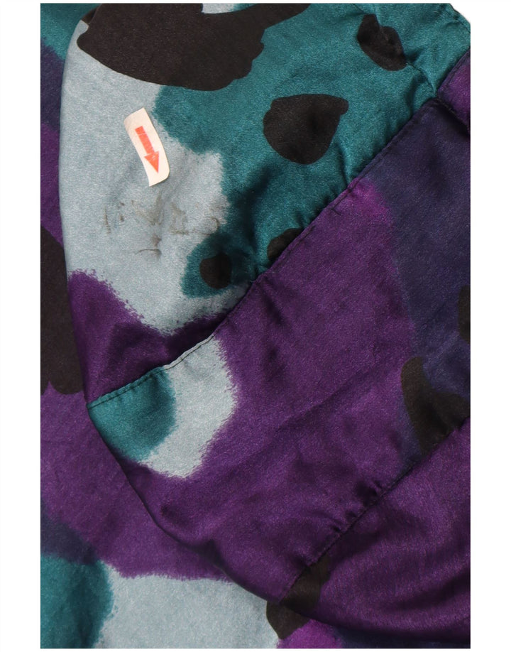 Gil Bret Veste matelassée surdimensionnée à capuche pour femme UK 20 2XL Violet Camouflage