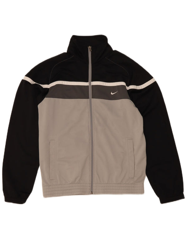 Nike Veste de survêtement pour homme UK 36/38 Petit Gris Colorblock Polyester