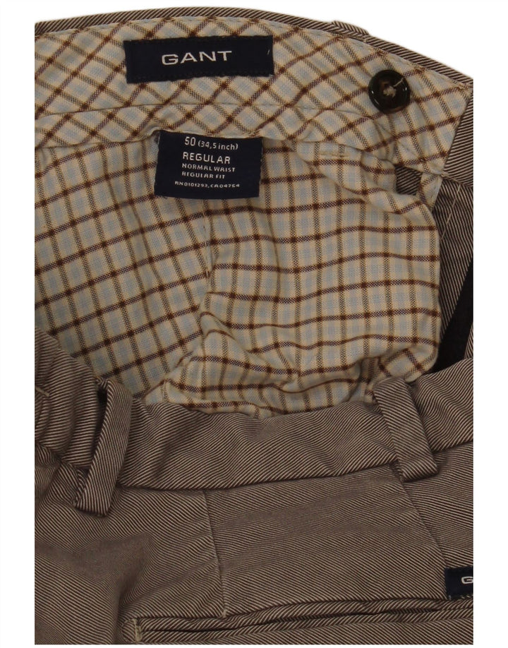 Gant Pantalon de Costume Regular Homme IT 50 Large W35 L29 Gris