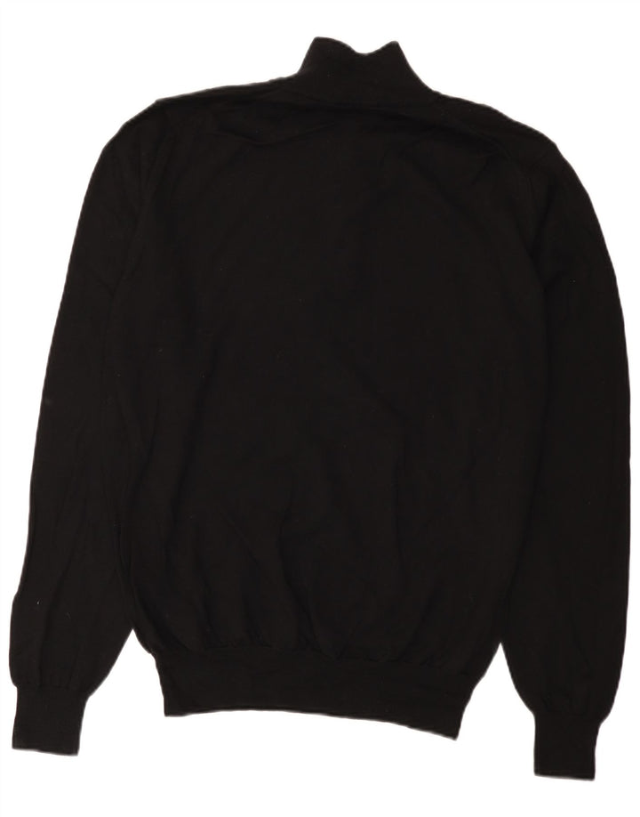 J.Lindeberg Pull à col zippé pour homme 2XL Laine noire