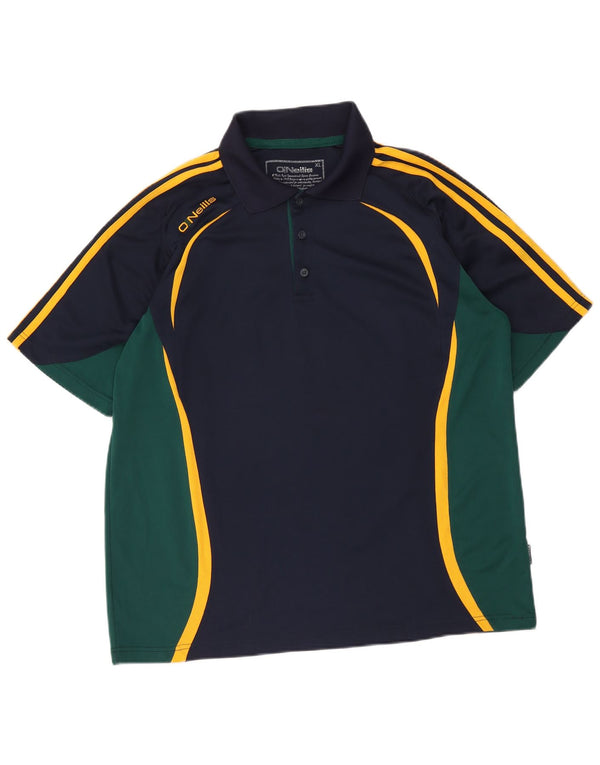 O'Neills Polo Homme XL Bleu Marine Colorblock Polyester