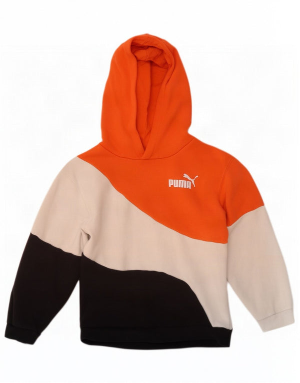 Puma Sweat à capuche garçon 7-8 ans Multicolore Colourblock Coton