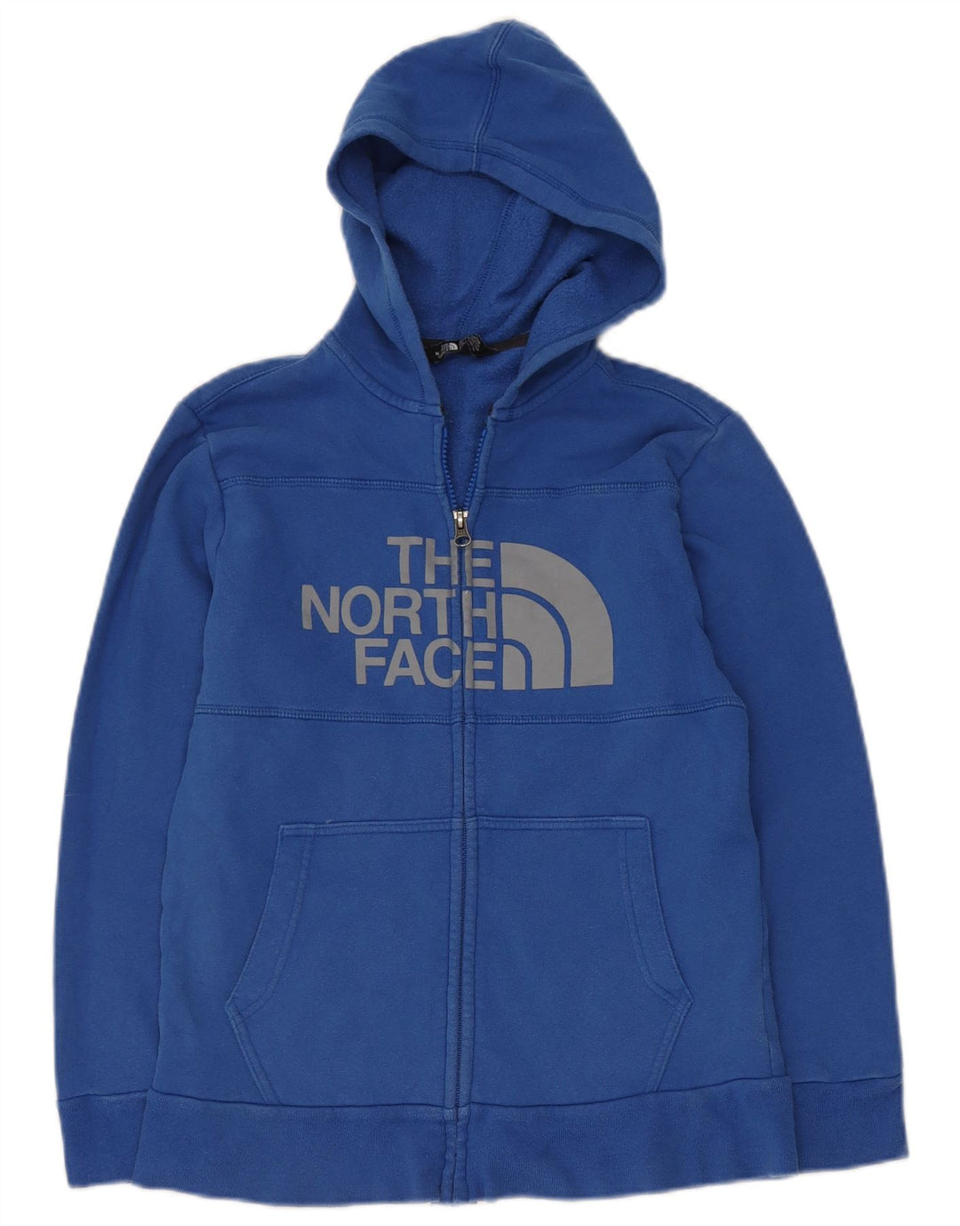 THE NORTH FACE Pull à capuche zippé graphique pour garçon 10-11 ans Bleu moyen