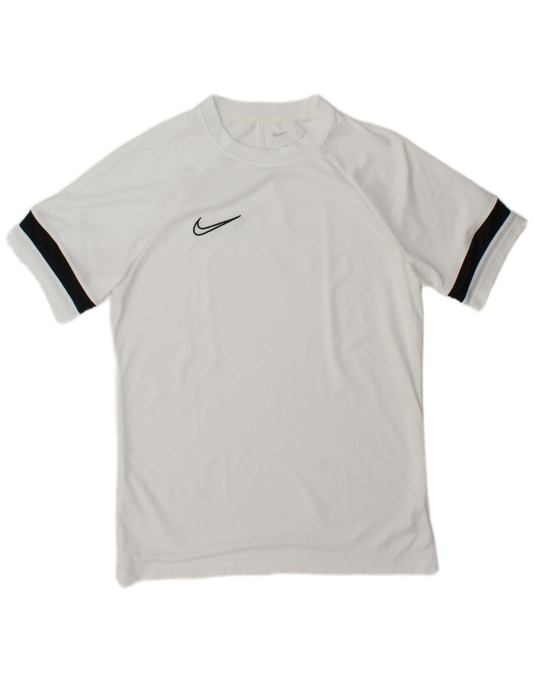 Nike T-shirt Dri Fit pour homme en polyester color block blanc moyen