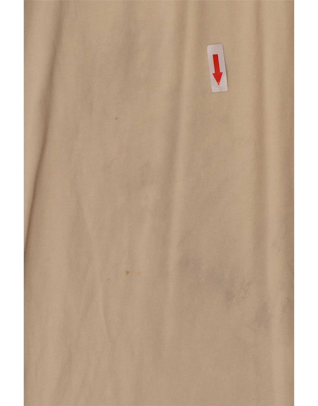 Kappa Homme T-Shirt Top Petit Beige Colorblock Coton