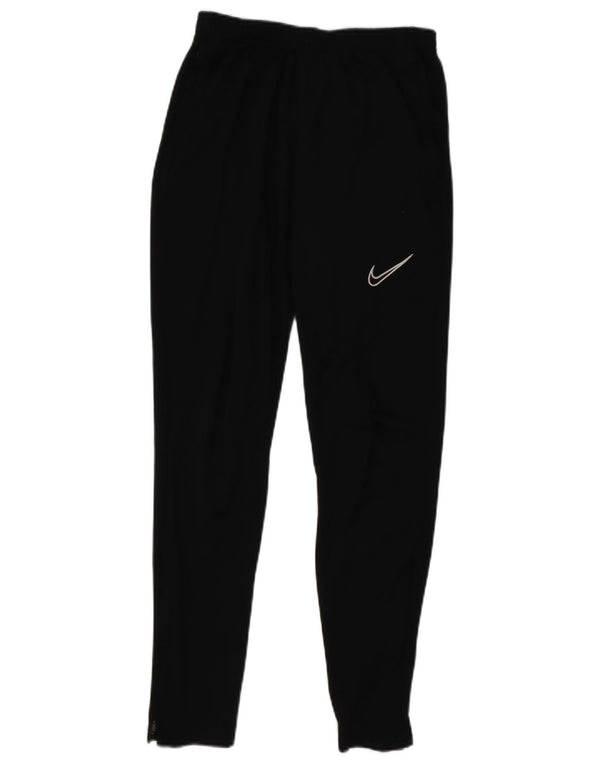 Nike Mens Dri Fit Tracksuit Trousers Small  Black Polyester