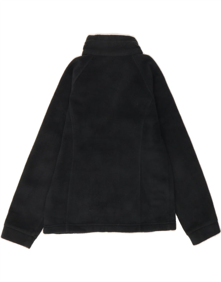 COLUMBIA Boys Fleece Jacket 10-11 Years Medium Black Polyester Vintage Columbia and Second-Hand Columbia from Messina Hembry 