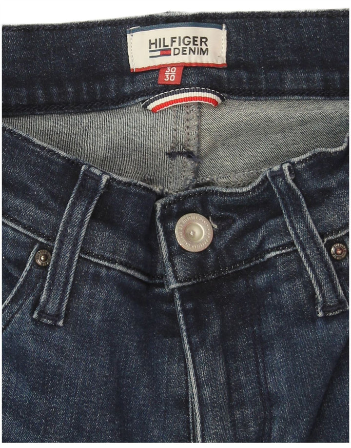 Tommy Hilfiger Jean évasé femme W30 L30 coton bleu marine