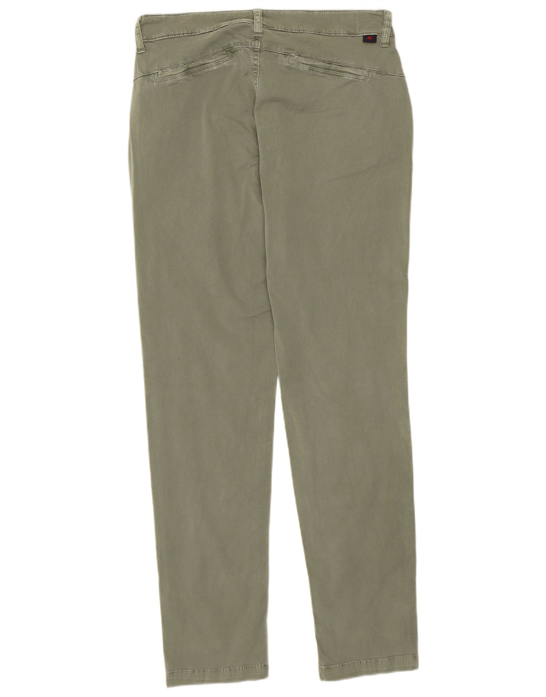 Kappa Pantalon Chino Slim Femme IT 44 Medium W30 L29 Vert