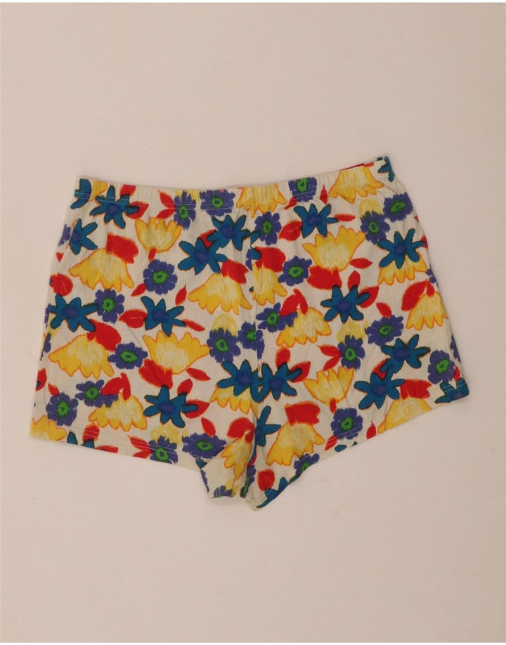 Colmar Femme Hot Pants Large W34 Coton Floral Multicolore