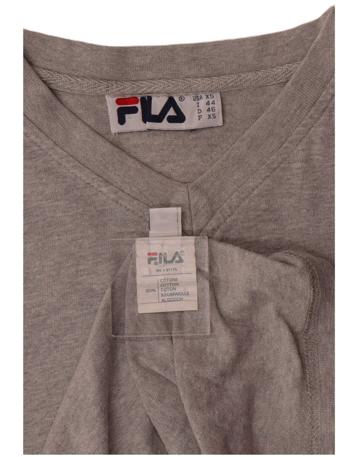 Fila T-Shirt Homme XS Gris Coton
