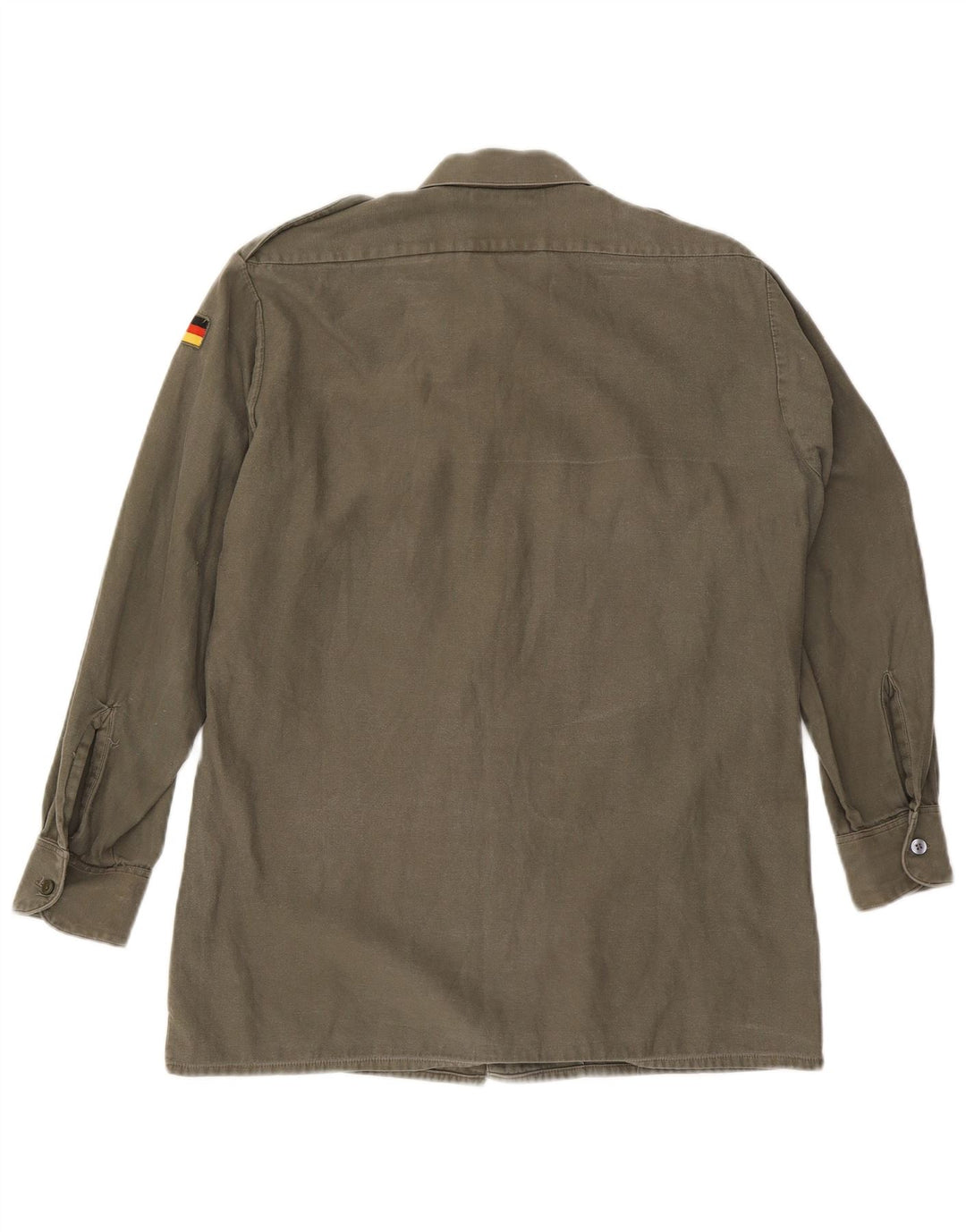 Chemise militaire vintage homme taille 39/40 kaki moyen