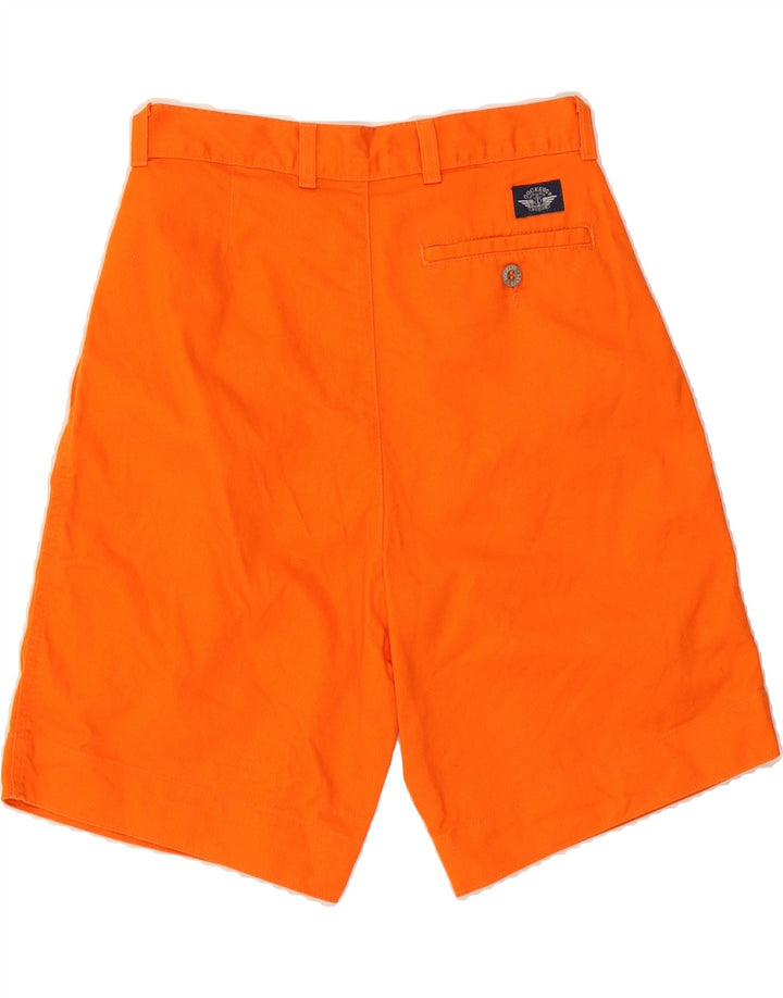 DOCKERS Womens High Waist Pegged Chino Shorts W28 Medium Orange Vintage Dockers and Second-Hand Dockers from Messina Hembry 