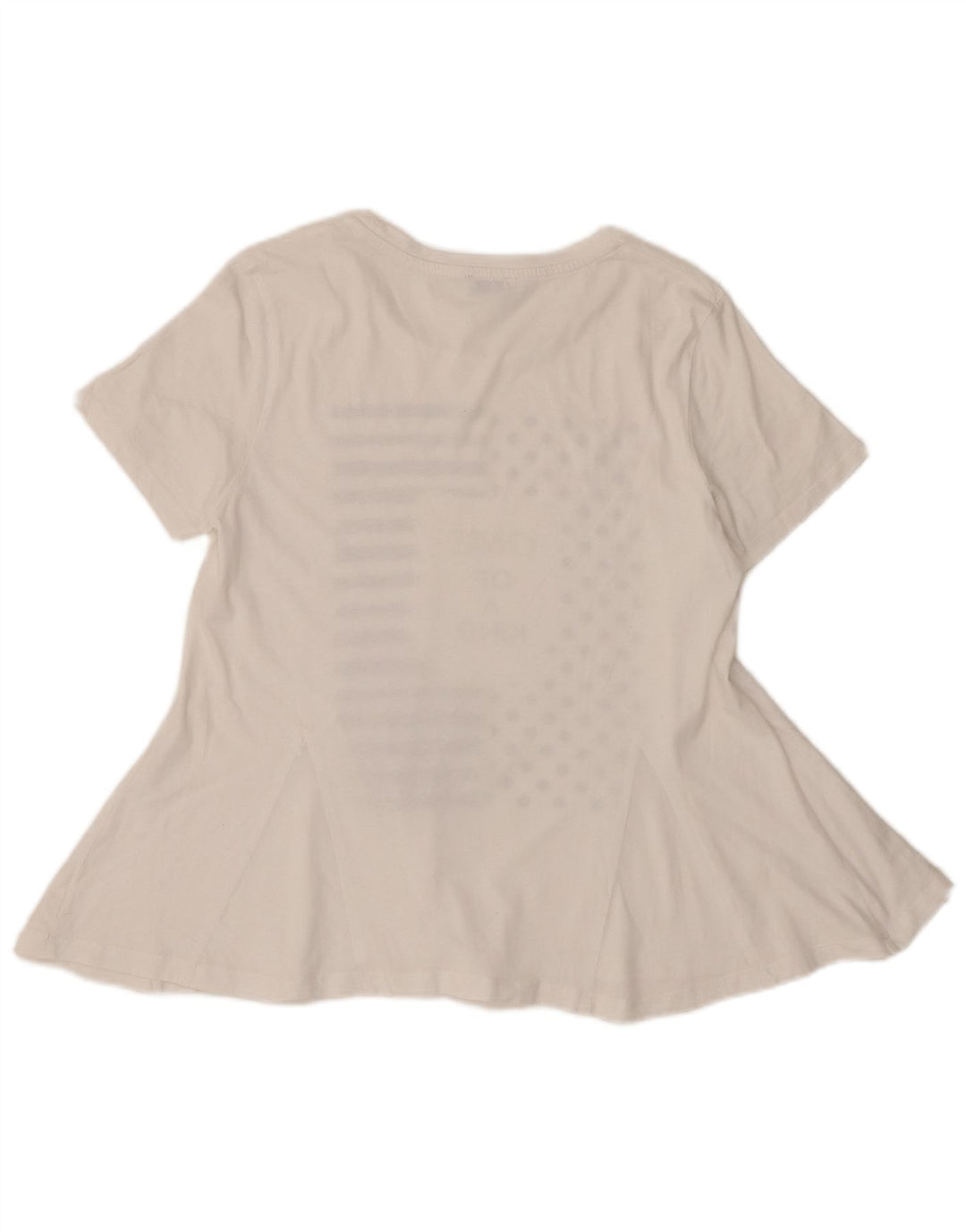 Liu Jo Femme Milano Graphic Blouse Top UK 12 Medium Blanc