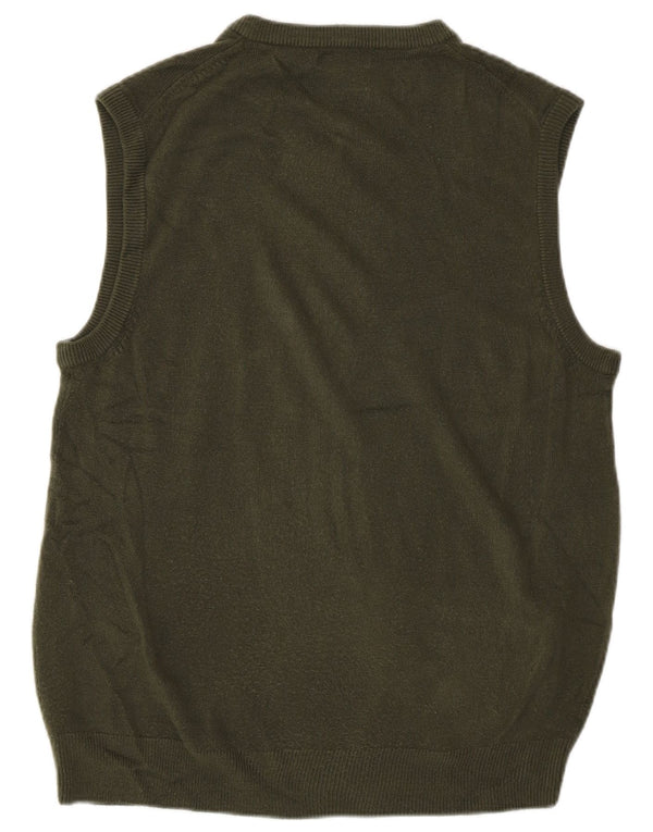 Dockers Débardeur Gilet Homme Vert Moyen Acrylique