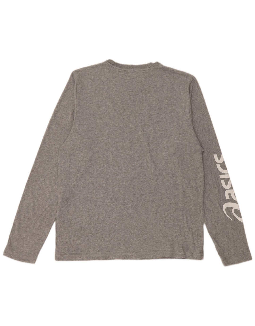 Asics Haut graphique à manches longues pour hommes, grand coton gris
