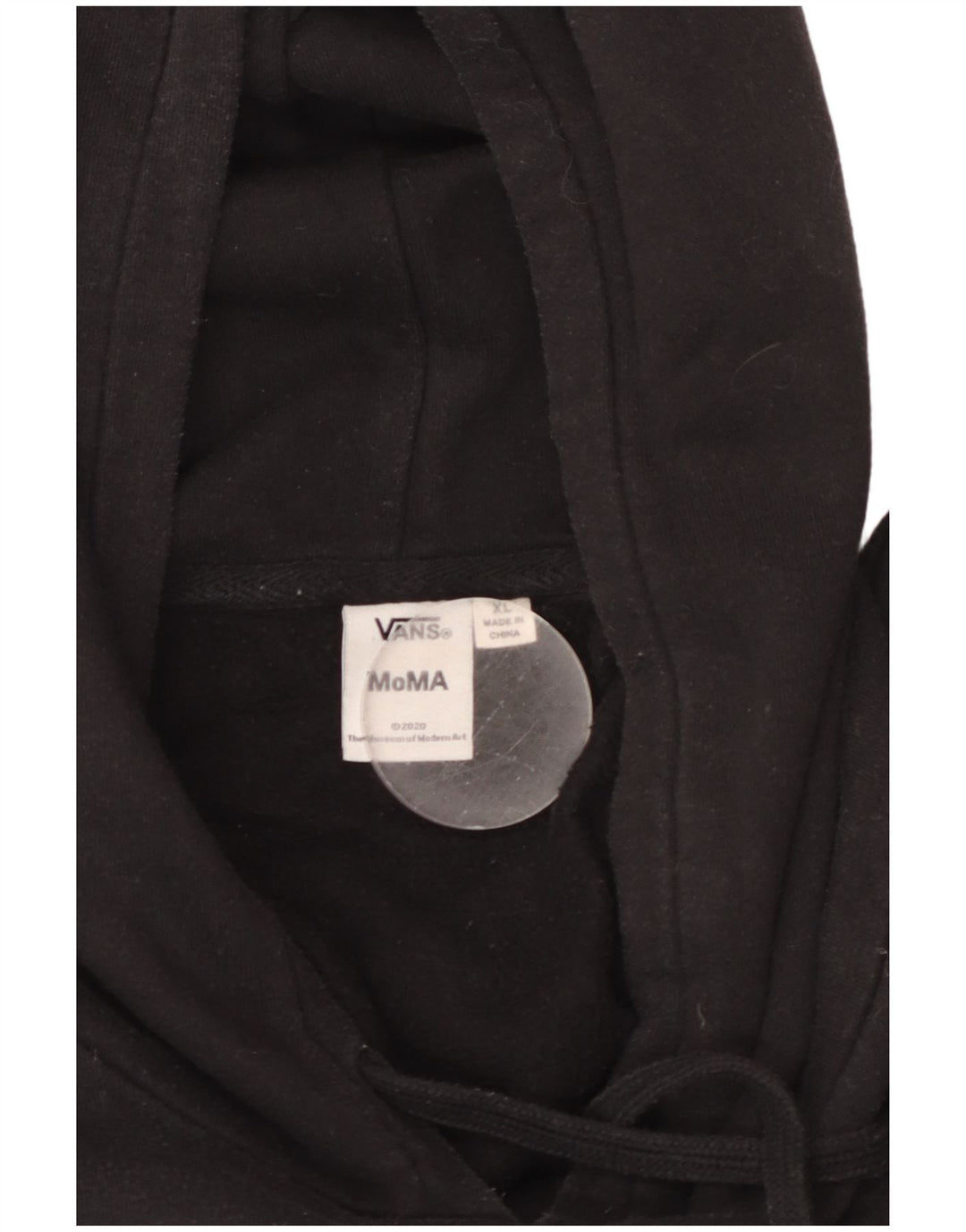 VANS Pull à capuche graphique pour homme XL en coton noir