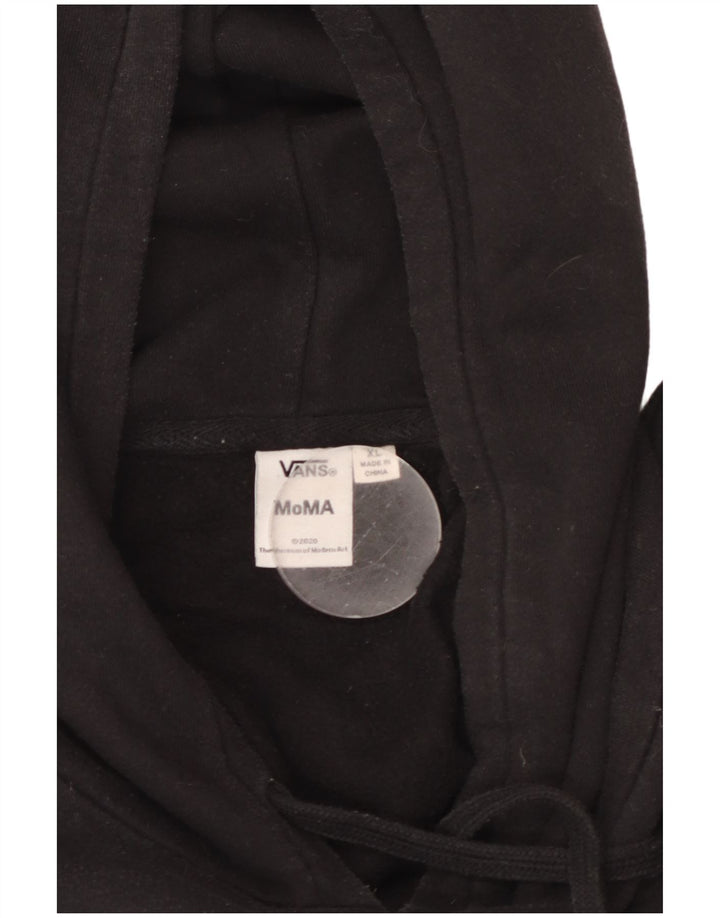 VANS Pull à capuche graphique pour homme XL en coton noir