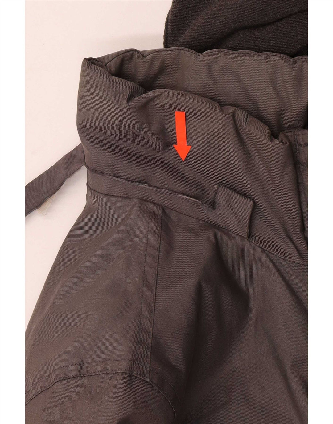 North Sails Veste bomber à capuche surdimensionnée pour femme UK 6 XS Gris
