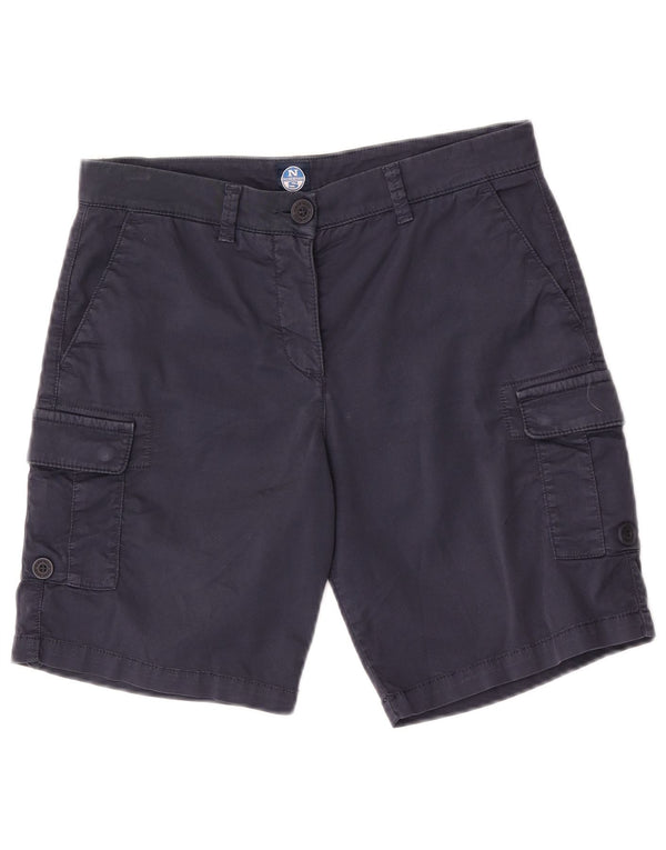 North Sails Short Cargo Femme EU 42 Medium W28 Bleu Marine Coton