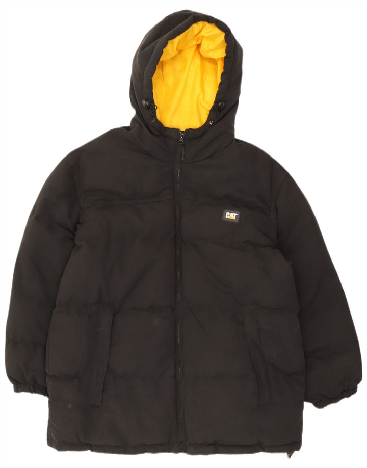 Caterpillar Veste matelassée à capuche pour homme UK 38 Medium Noir Polyester