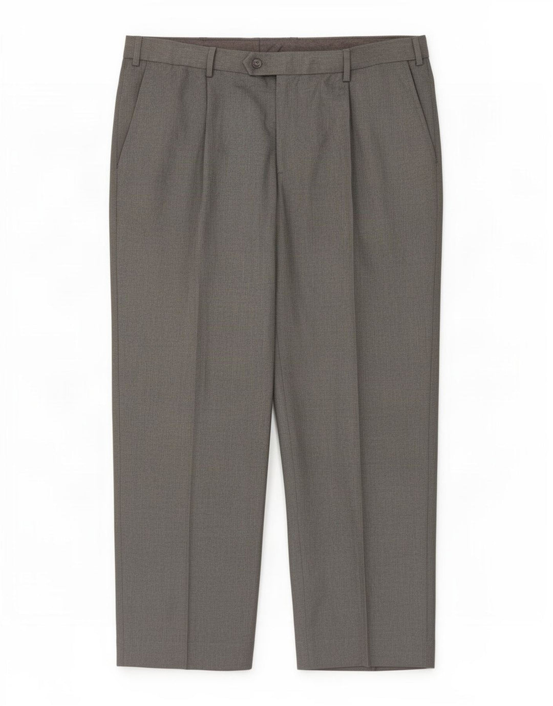 Marks & Spencer Pantalon de costume coupe classique pour homme W36 L29 Gris Polyester