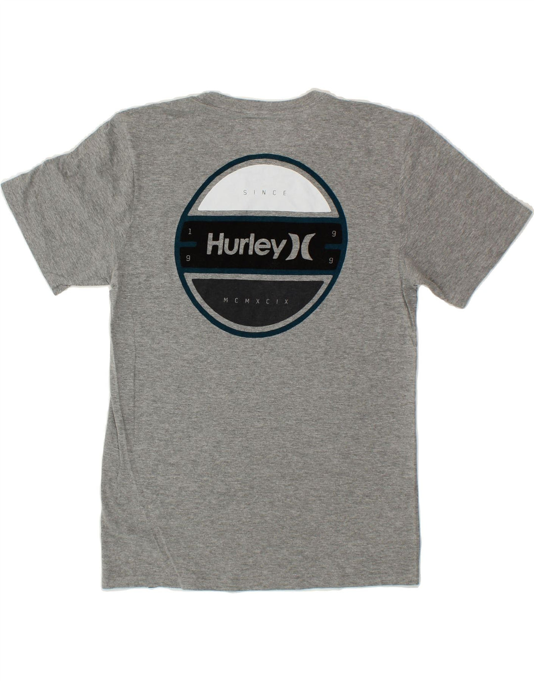 HURLEY Mens Petit Graphic T-Shirt Top Small Grey Cotton Vintage Hurley and Second-Hand Hurley from Messina Hembry 