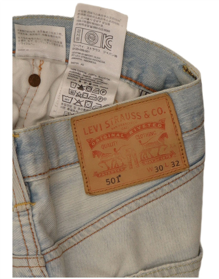 Levi's Jean Droit 501 Homme Bleu W30 L32 Coton