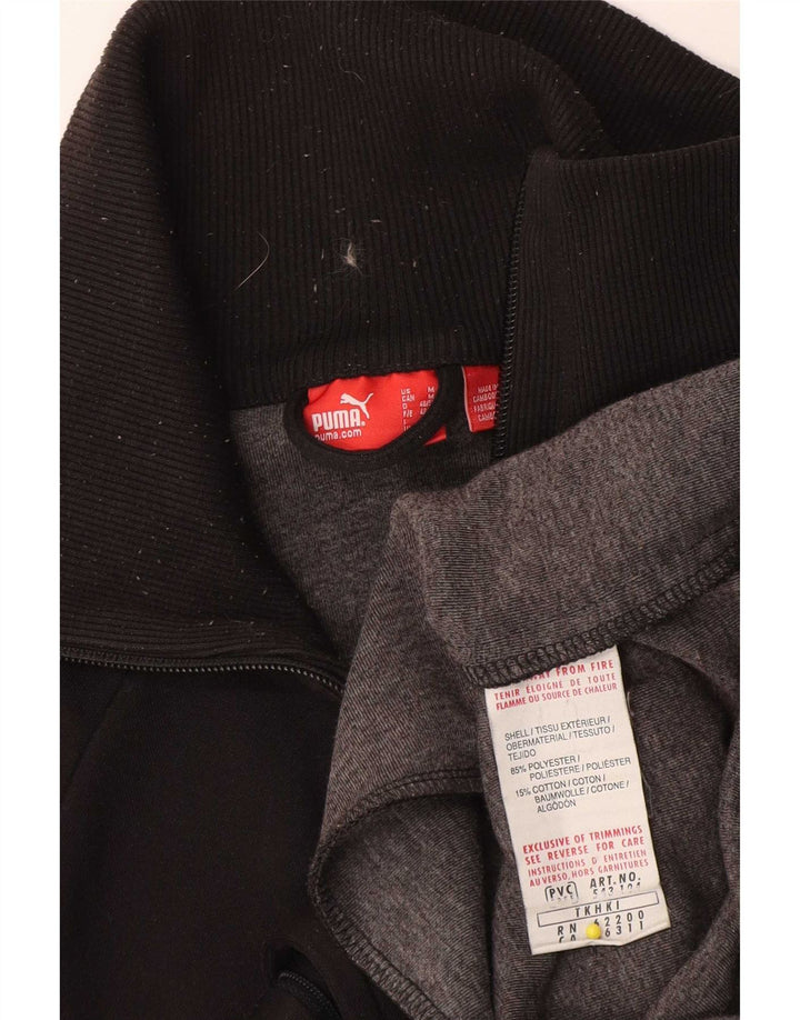 Puma Veste de Survêtement Graphique Homme Noir Moyen Polyester Colorblock