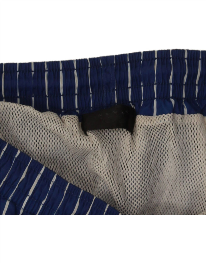 Zara Short De Bain Homme XS Bleu Rayé