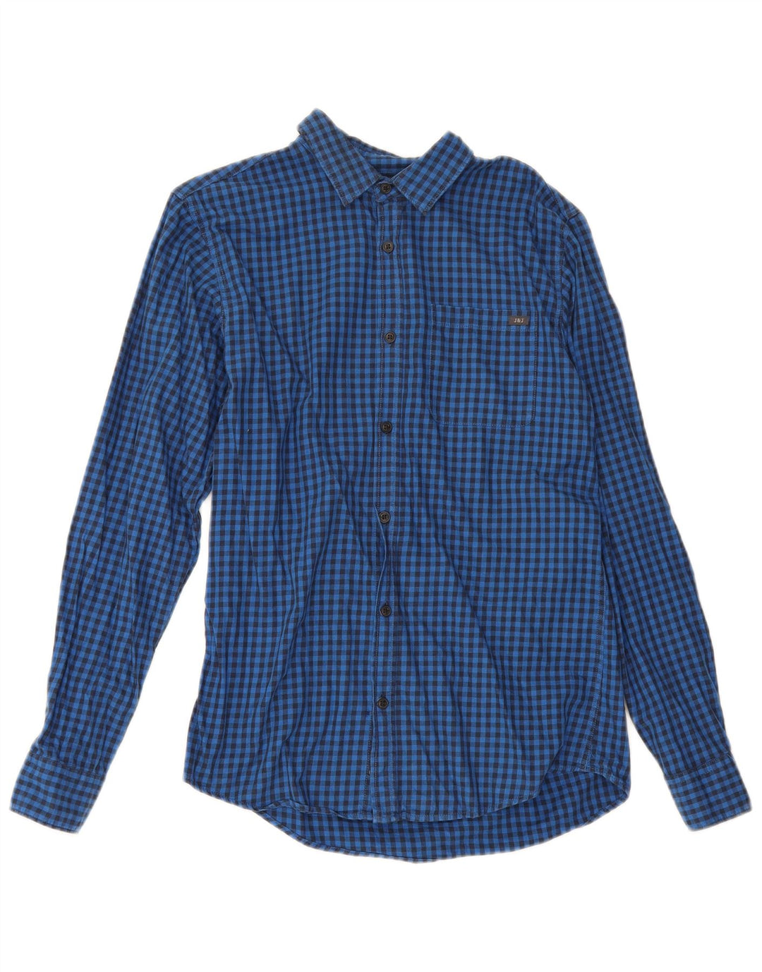 Jack & Jones Chemise Homme Petit Bleu Vichy Coton