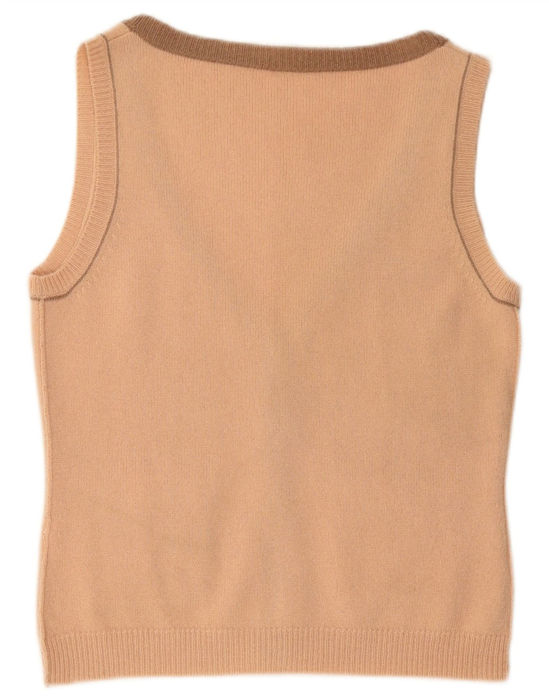 SCHUMACHER Pull cardigan court sans manches pour femme UK 14 Grande laine rose