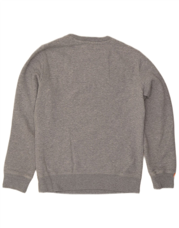 Superdry Sweat-shirt graphique pour homme en coton gris petit