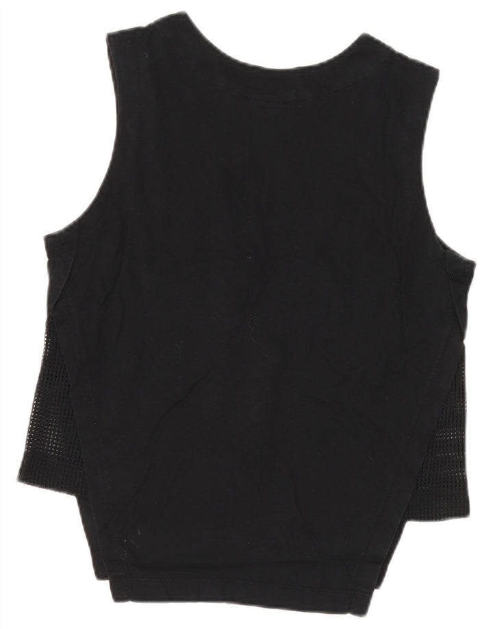 NIKE Débardeur graphique pour femme UK 10 Small Noir Synthétique
