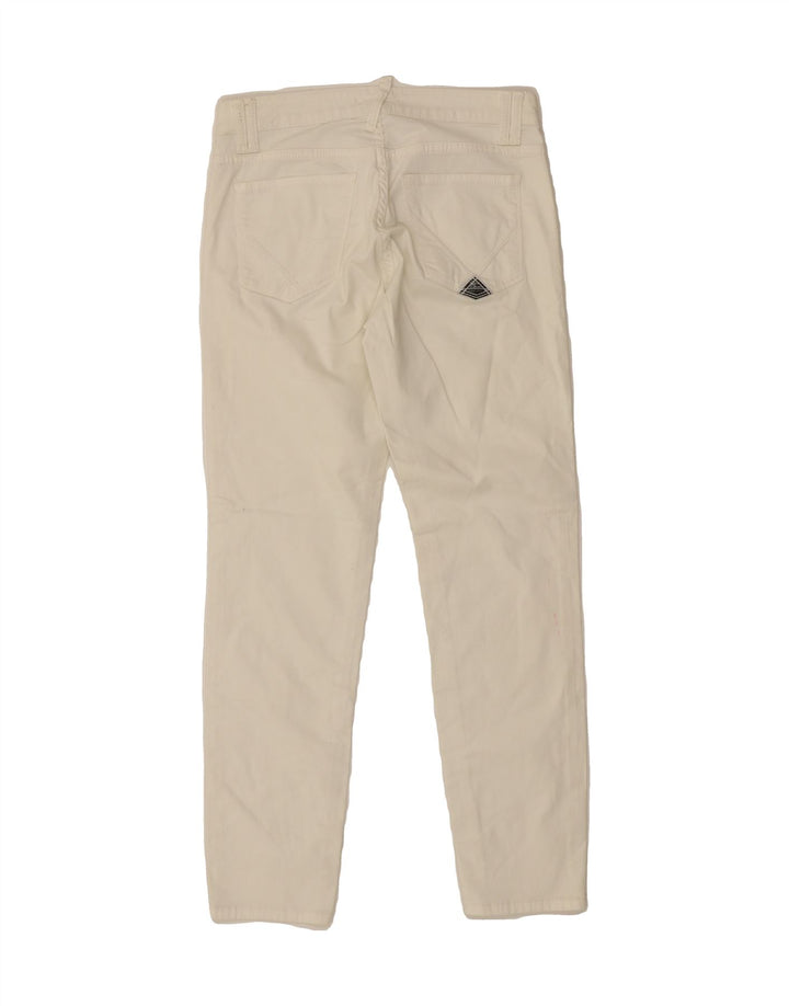 ROY ROGERS Womens Slim Jeans W28 L26 White Cotton Vintage Roy Rogers and Second-Hand Roy Rogers from Messina Hembry 