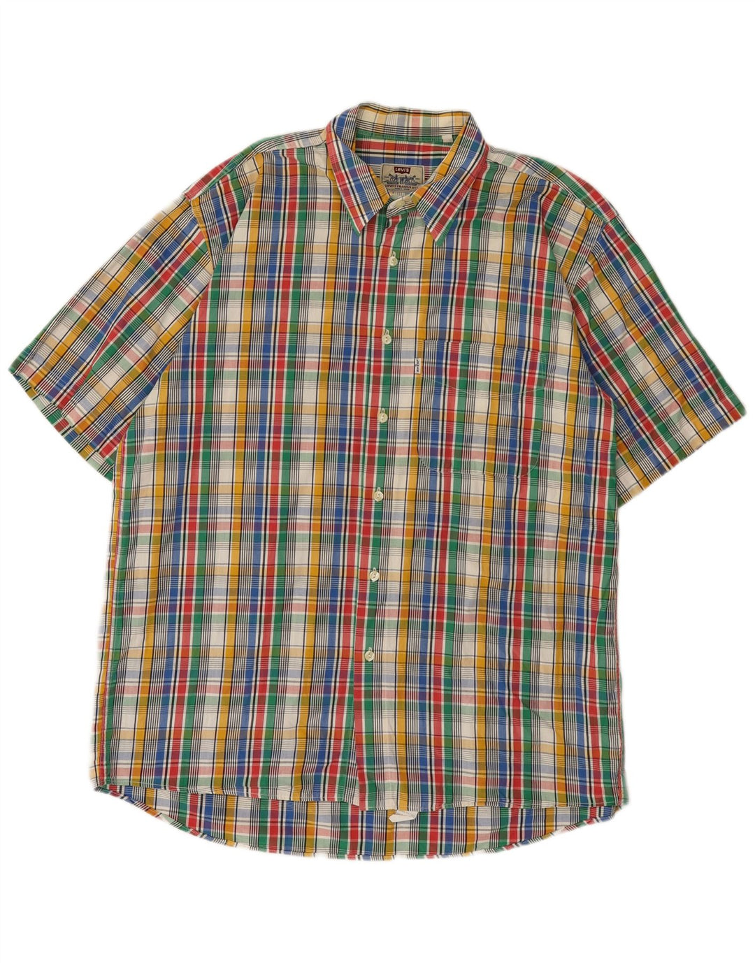 Levi's Chemise à Manches Courtes XL Homme Multicolore Check Cotton