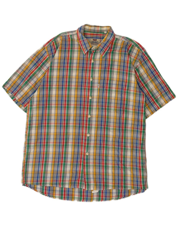 Levi's Chemise à Manches Courtes XL Homme Multicolore Check Cotton
